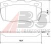 A.B.S. 36696 Brake Pad Set, disc brake